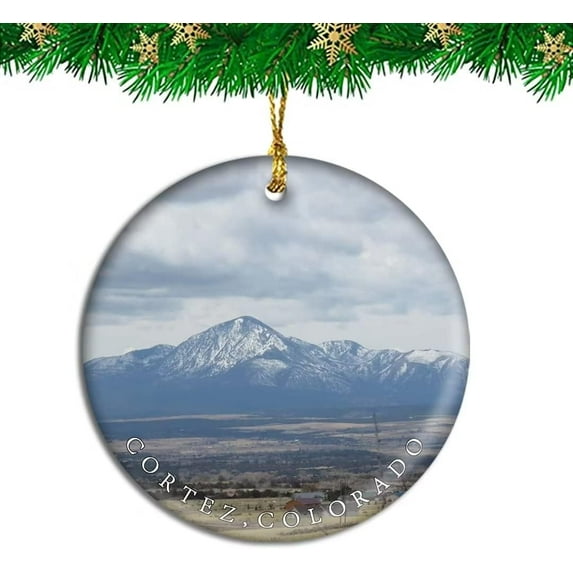 Aspen Colorado USA Creative Christmas Decorations Travel Souvenirs Personalized Christmas Tree Pendants Ornaments Gifts