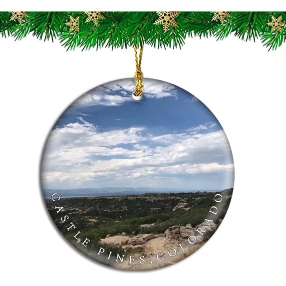 Aspen Colorado USA Creative Christmas Decorations Travel Souvenirs Personalized Christmas Tree Pendants Ornaments Gifts