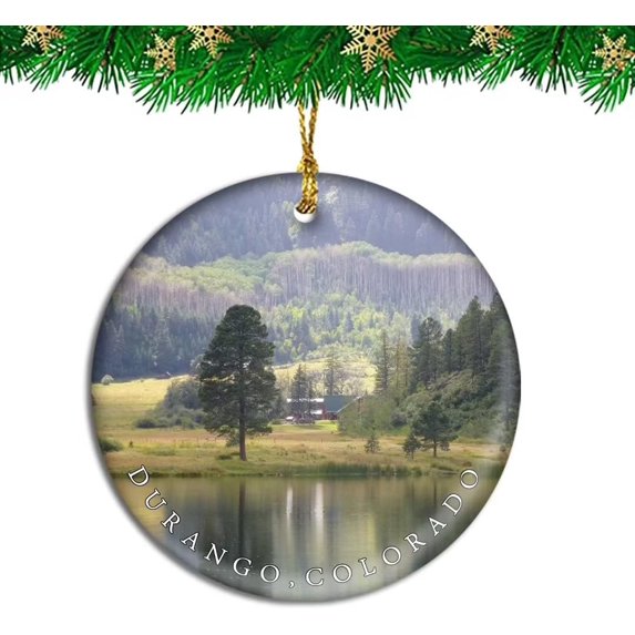 Aspen Colorado USA Creative Christmas Decorations Travel Souvenirs Personalized Christmas Tree Pendants Ornaments Gifts