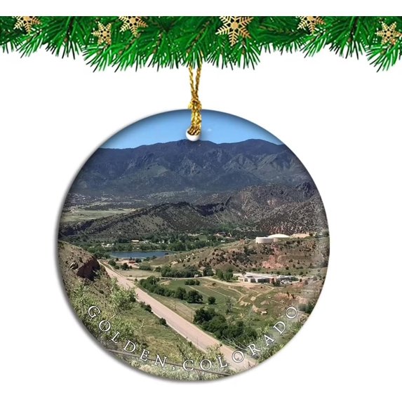 Aspen Colorado USA Creative Christmas Decorations Travel Souvenirs Personalized Christmas Tree Pendants Ornaments Gifts