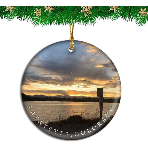 Aspen Colorado USA Creative Christmas Decorations Travel Souvenirs Personalized Christmas Tree Pendants Ornaments Gifts
