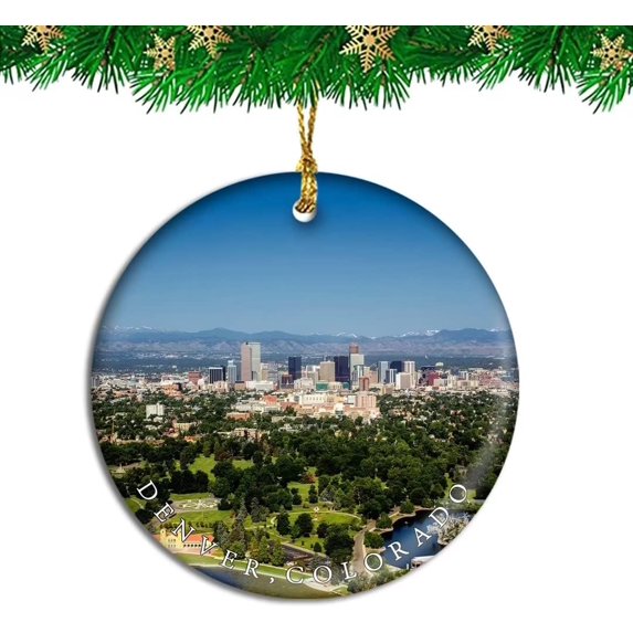 Aspen Colorado USA Creative Christmas Decorations Travel Souvenirs Personalized Christmas Tree Pendants Ornaments Gifts