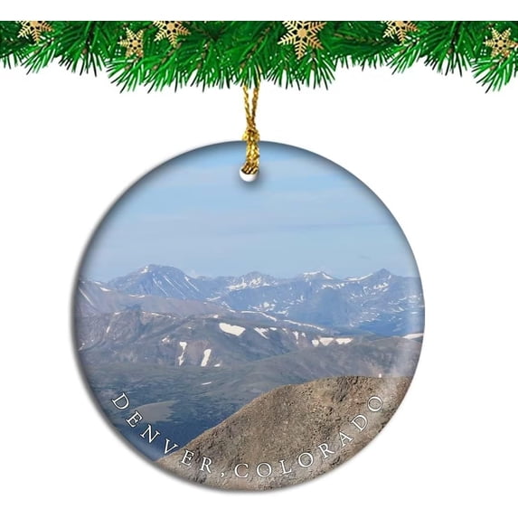 Aspen Colorado USA Creative Christmas Decorations Travel Souvenirs Personalized Christmas Tree Pendants Ornaments Gifts