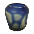 thumbnail image 1 of Aspen Creative 16005-1 Blue Glass Votive Candle Holder 3-1/2" Diameter x 3-1/2" Height, 1 Pack, 1 of 1