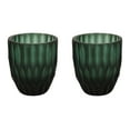 thumbnail image 1 of Aspen Creative 16011-2 Green Glass Votive Candle Holder 3-1/4" Diameter x 4" Height, 2 Pack, 1 of 1