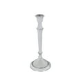 thumbnail image 1 of Aspen Creative 16301-11, Nickel Aluminum Decorative Candle Holder, 4-3/4" D x 11-3/4" H, 1 of 3