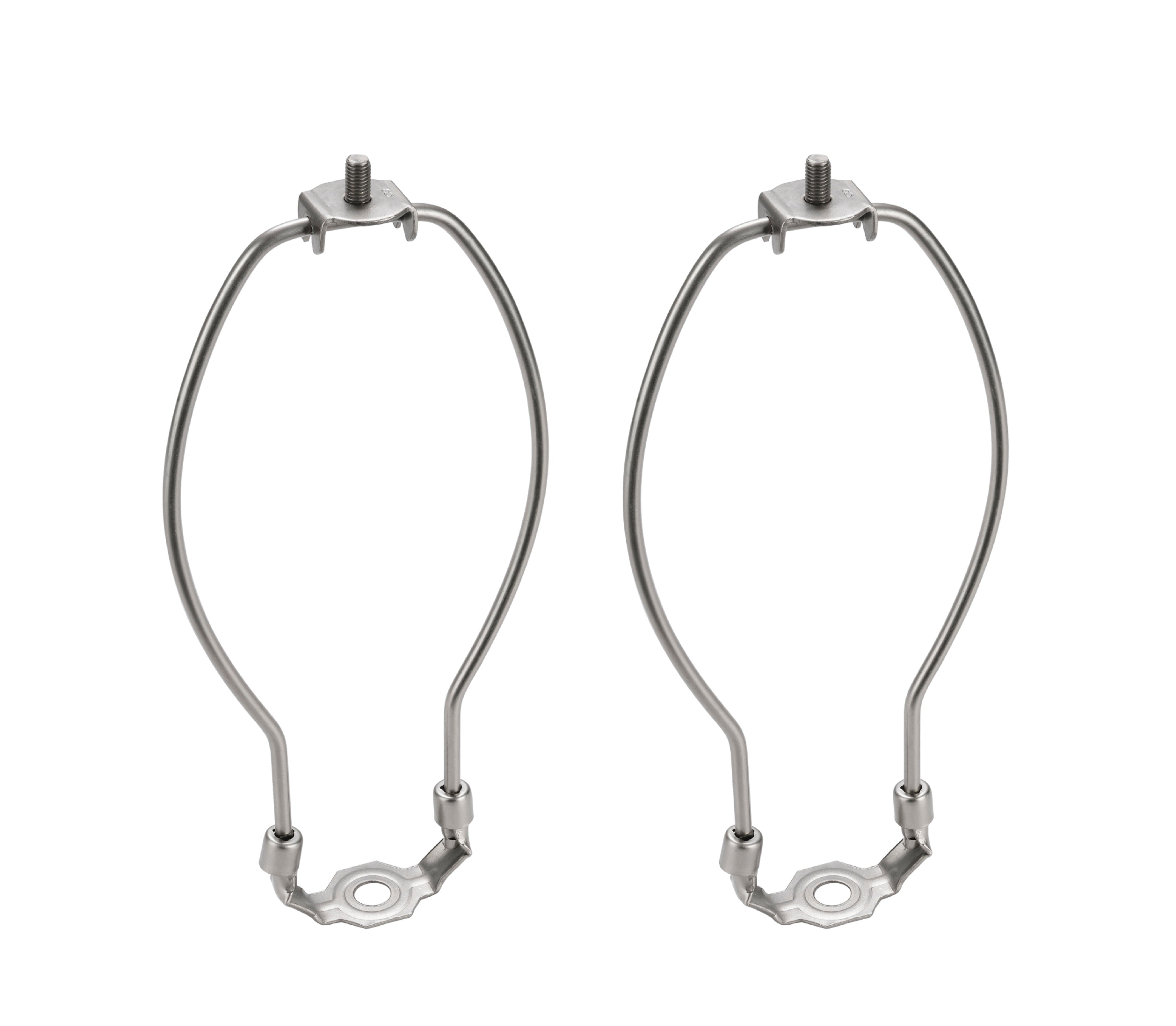 7-Inch Satin Nickel Detachable Lamp Harp Set