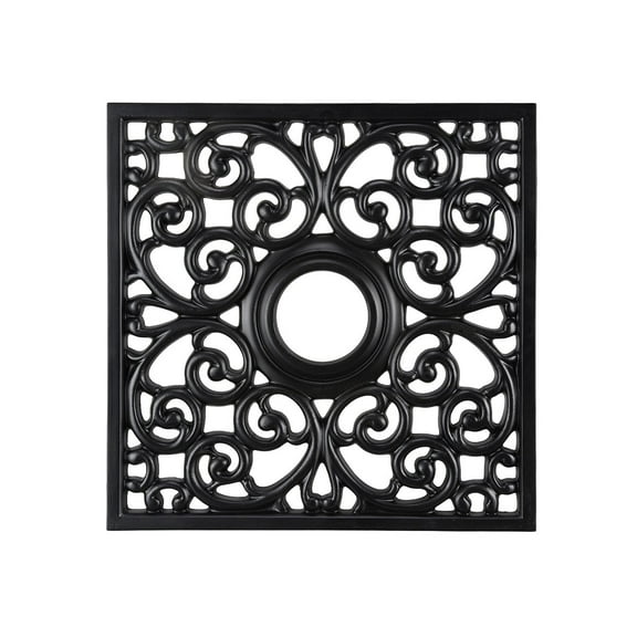 Aspen Creative 20300 18" Wide Square Ceiling Medallion