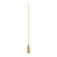 thumbnail image 1 of Aspen Creative 20504-11, 12" Chain Natural Finish Wooden Knob Pull Chain with Polished Brass Accents, 1 of 8
