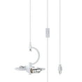 thumbnail image 1 of Aspen Creative 21044-1, One-Light Plug-In Swag Pendant Light Conversion Kit in Glossy White, 1 of 2