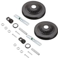 thumbnail image 1 of Aspen Creative 21516-12 Transitional Fixture Canopy Kit, 5-1/4 Diameter with Collar Loop, 1" Center Hole, Oil Rubbed Bronze, 2 Sets/Pack, 1 of 5