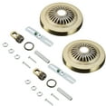 thumbnail image 1 of Aspen Creative 21516-22 Transitional Fixture Canopy Kit, 4-3/4 Diameter with Collar Loop, 1" Center Hole, Antique Brass, 2 Sets/Pack, 1 of 5