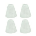 thumbnail image 1 of Aspen Creative 23047-4 Transitional Style Frosted Replacement Glass Shade, 2-1/8" Fitter Size, 4-3/4" high x 4-3/4" diameter, 4 Pack, 1 of 6