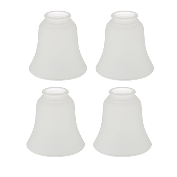 Aspen Creative 23137-4, Frosted Replacement Glass Shade, 2-1/8" Fitter, 4-3/4" D x 4-3/4" H, 4 Pack