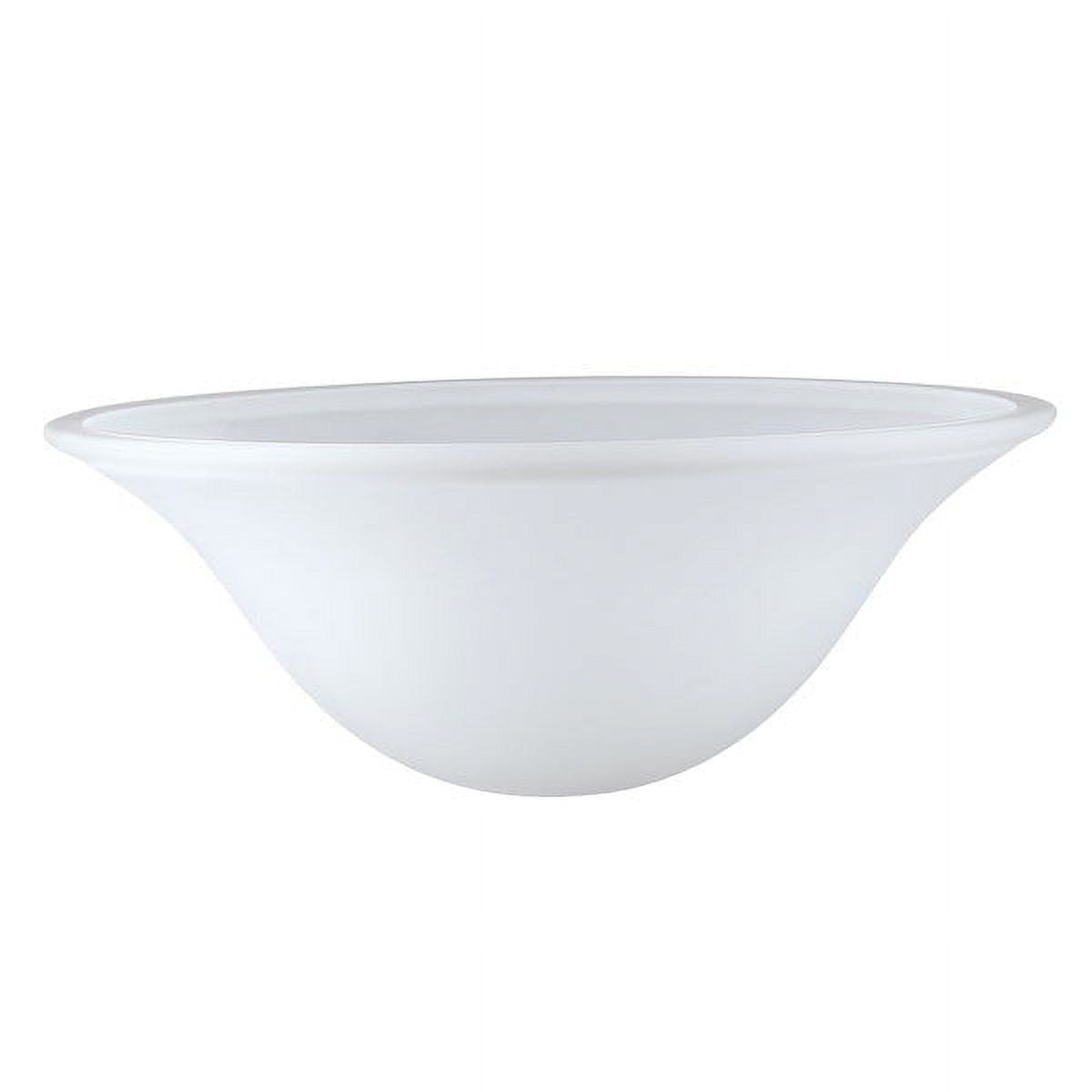 Aspen Creative Corporation 5.13'' H Glass Bowl Glass Shade