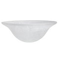thumbnail image 1 of Aspen Creative 23504-01, Frosted Fabric Texture Glass Shade for Medium Base Socket Torchiere Lamp, Swag Lamp and Pendant,15-3/4" Diameter x 6" Height., 1 of 5