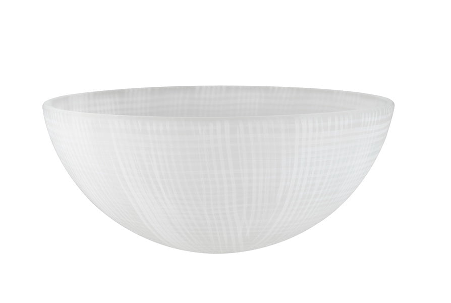 Aspen Creative 23516-11,Frosted/Fabric Painted Glass Shade for Medium Base Socket Torchiere Lamp, Swag Lamp and Pendant,13" Diameter x 5-3/4" High.