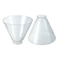 thumbnail image 1 of Aspen Creative 23653-60-2,Clear Deep Cone Glass Shade For Lighting Fixture/Pendant.Size:7-1/4"D x 5-1/2"H.Set of 2., 1 of 7