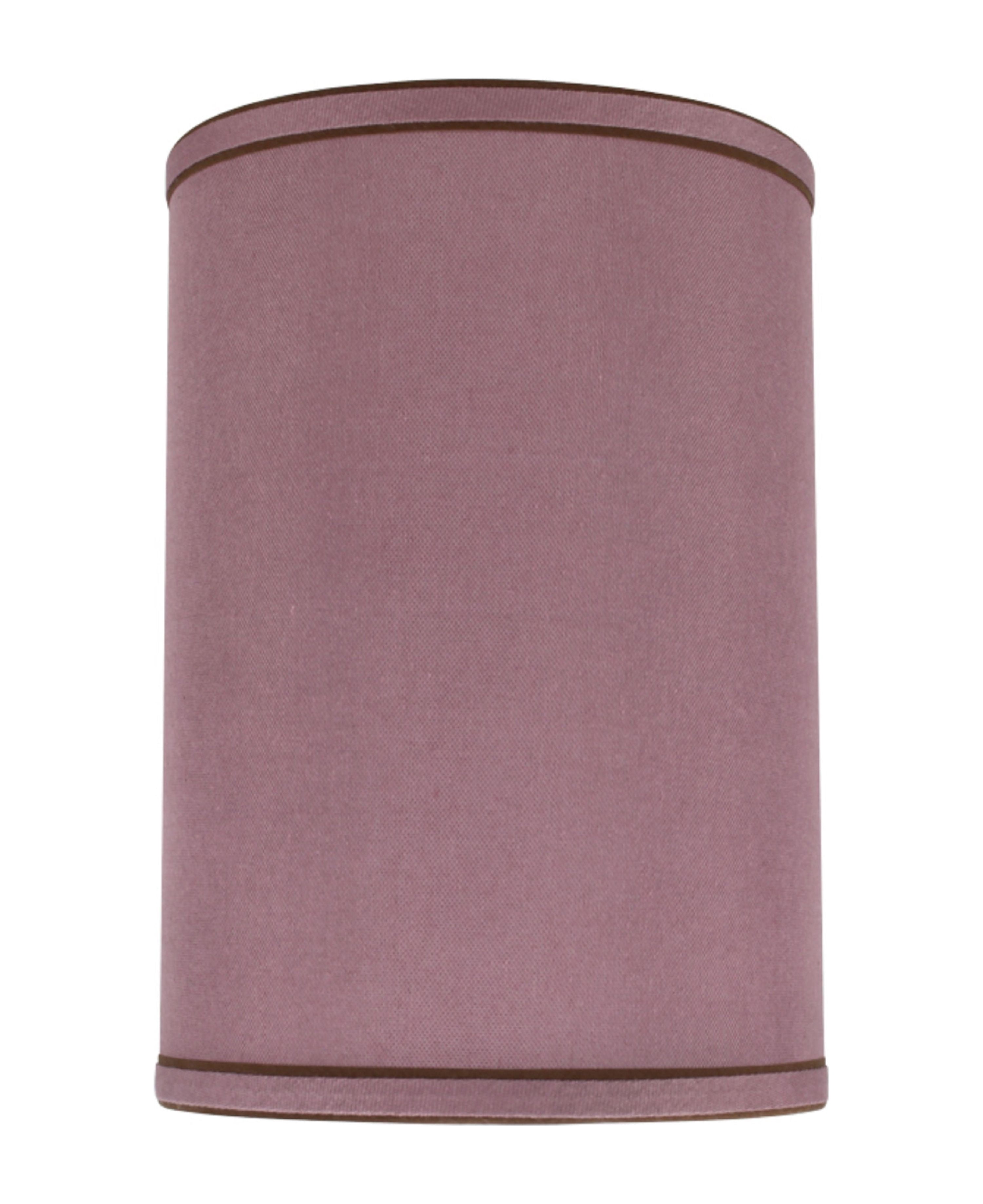 Aspen Creative 31020 Transitional Hardback Drum (Cylinder) Shape Spider Construction Lamp Shade in Reddish Purple, 8" wide (8" x 8" x 11")
