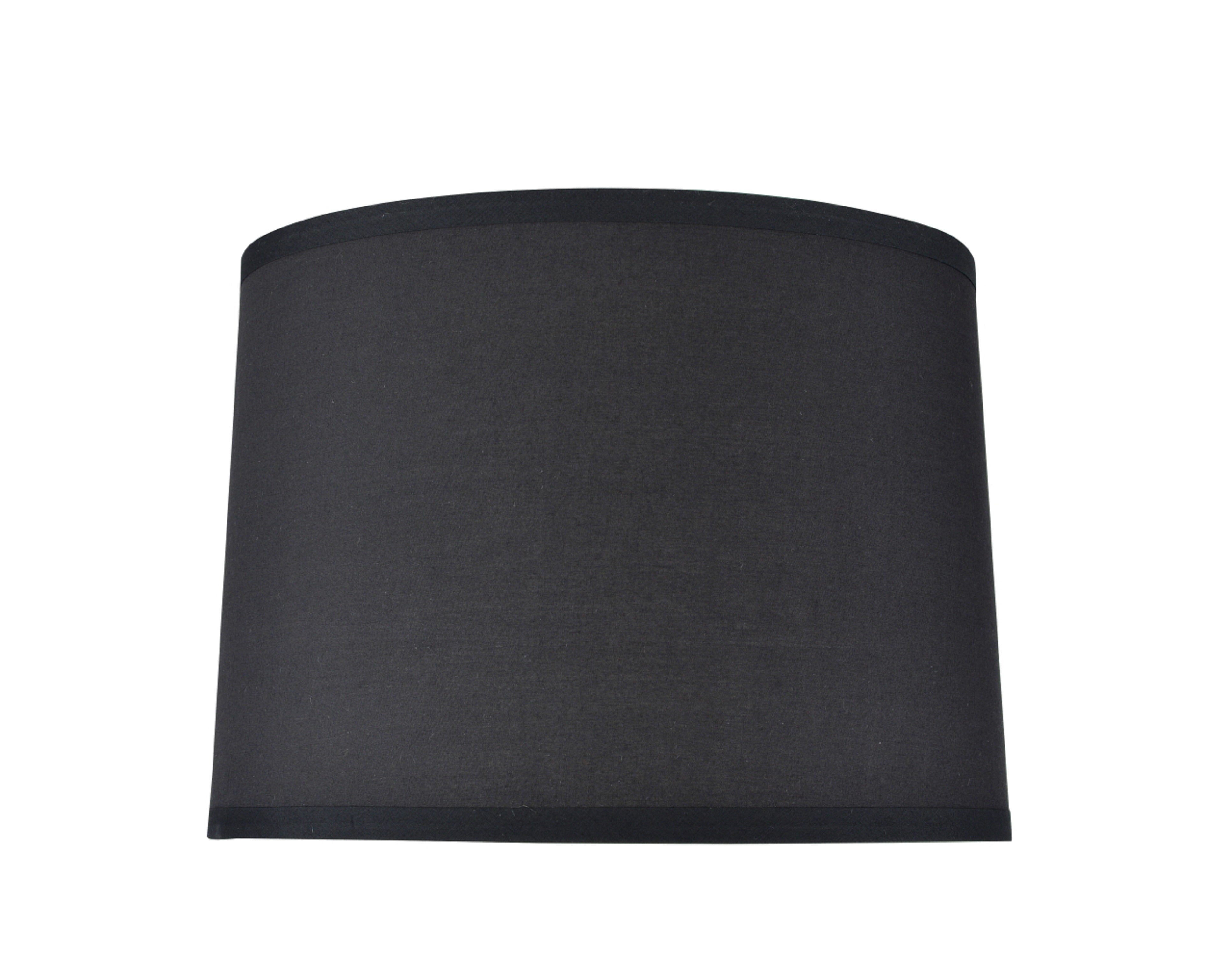 Aspen Creative 31066 Transitional Hardback Drum (Cylinder) Shape Spider Construction Lamp Shade in Black, 14" wide (13" x 14" x 10")