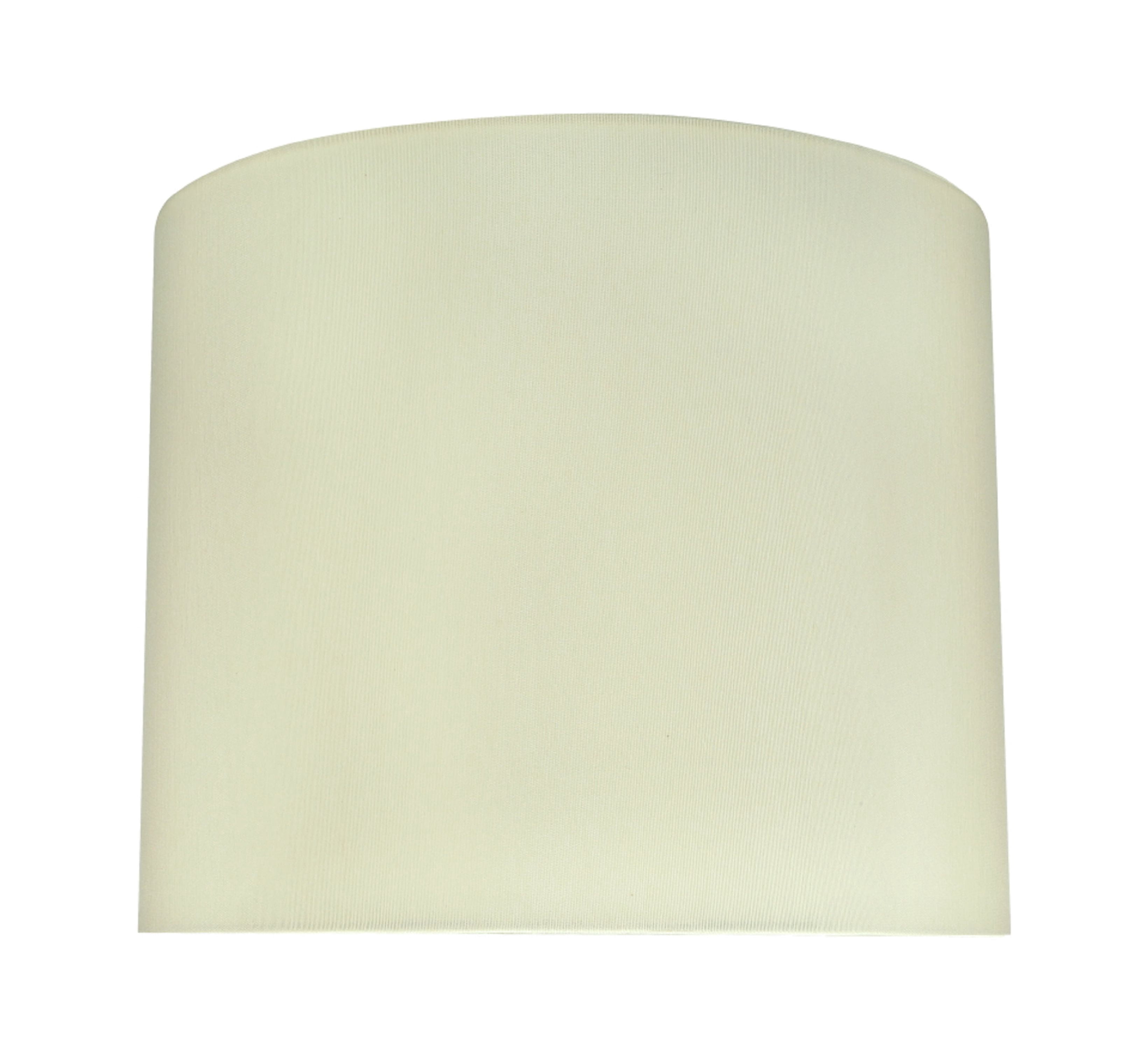 Aspen Creative 31090 Transitional Hardback Drum (Cylinder) Shaped Spider Construction Lamp Shade in Beige, 12" wide (12" x 12" x 10")