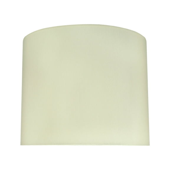 Aspen Creative 31090 Transitional Hardback Drum (Cylinder) Shaped Spider Construction Lamp Shade in Beige, 12" wide (12" x 12" x 10")