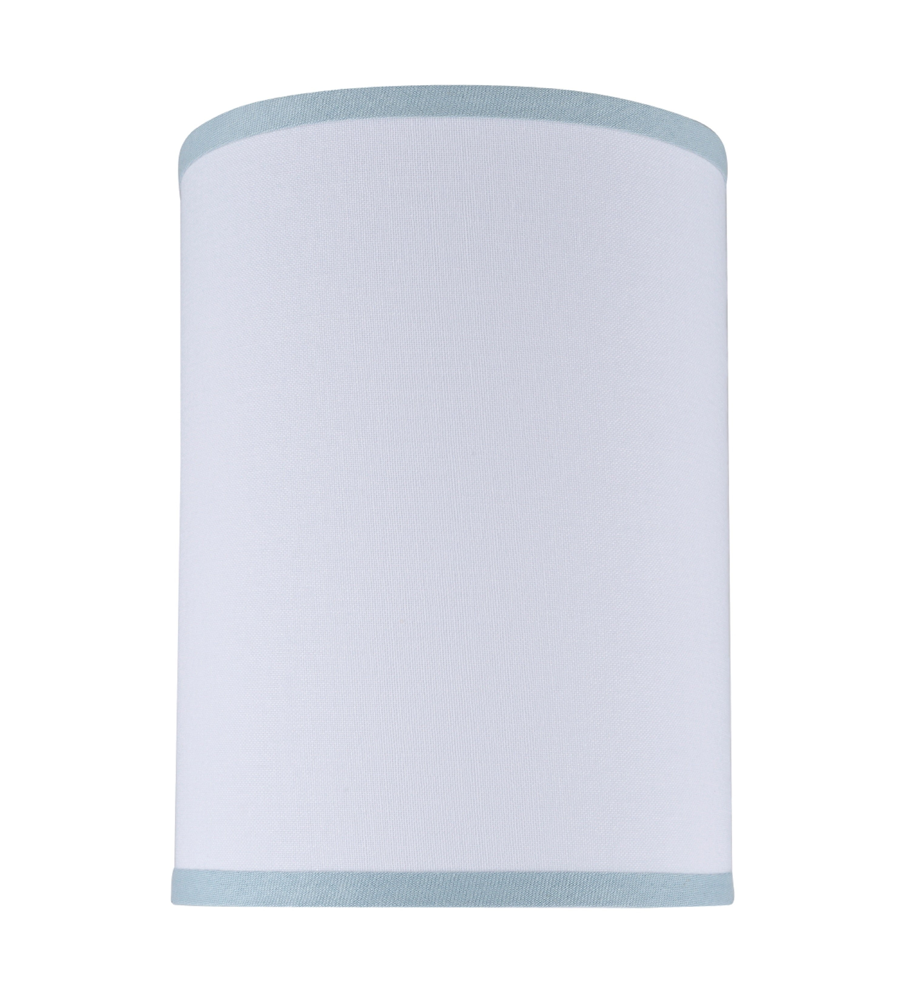 Aspen Creative 31111 Transitional Hardback Drum (Cylinder) Shape Spider Construction Lamp Shade in White, 8" wide (8" x 8" x 11")