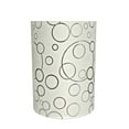 thumbnail image 1 of Aspen Creative 31114 Transitional Hardback Drum (Cylinder) Shaped Spider Construction Lamp Shade in White, 8" wide (8" x 8" x 11"), 1 of 5