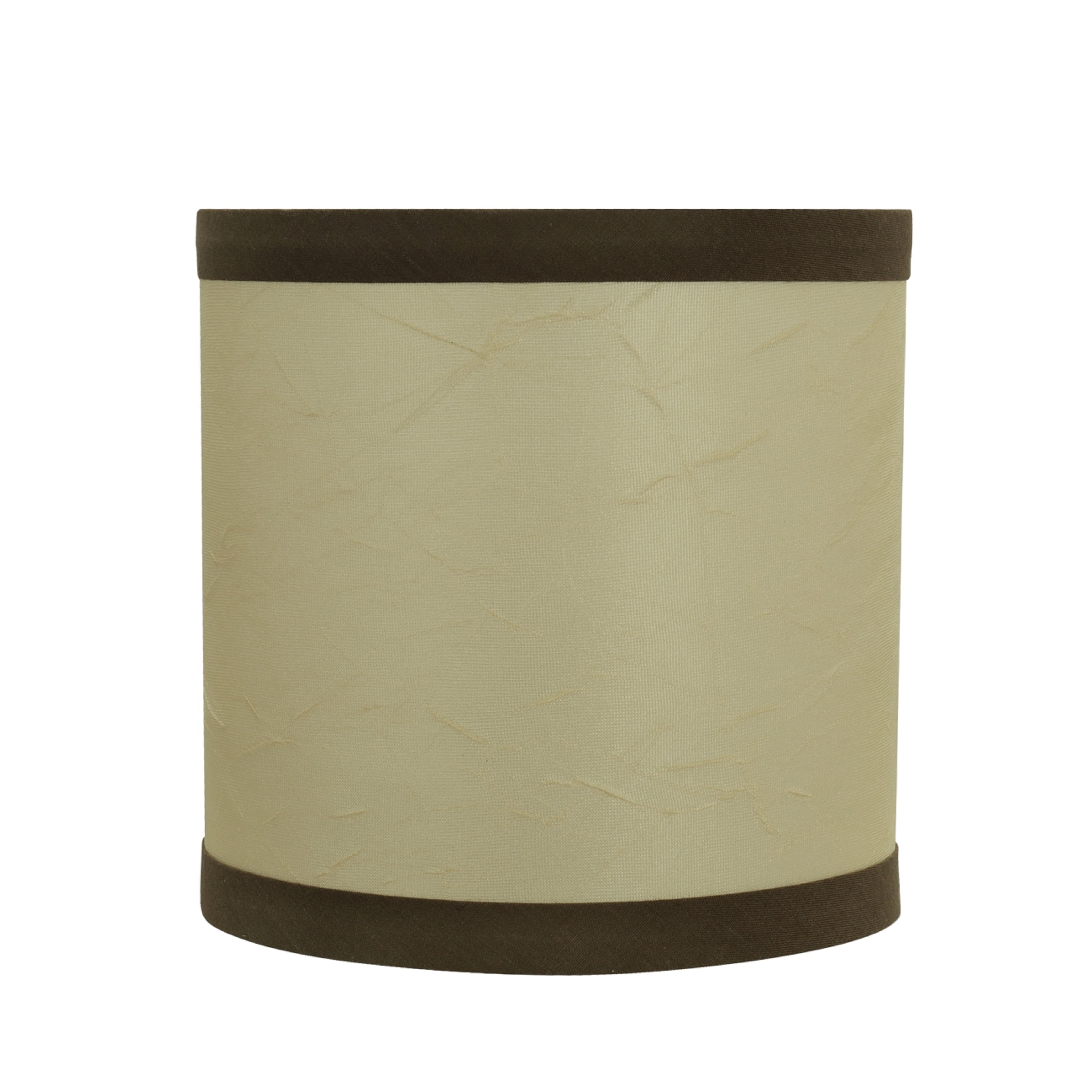 Aspen Creative 31194 Transitional Drum (Cylinder) Shaped Clip-On Construction Lamp Shade in Beige, 5" wide (5" x 5" x 5")