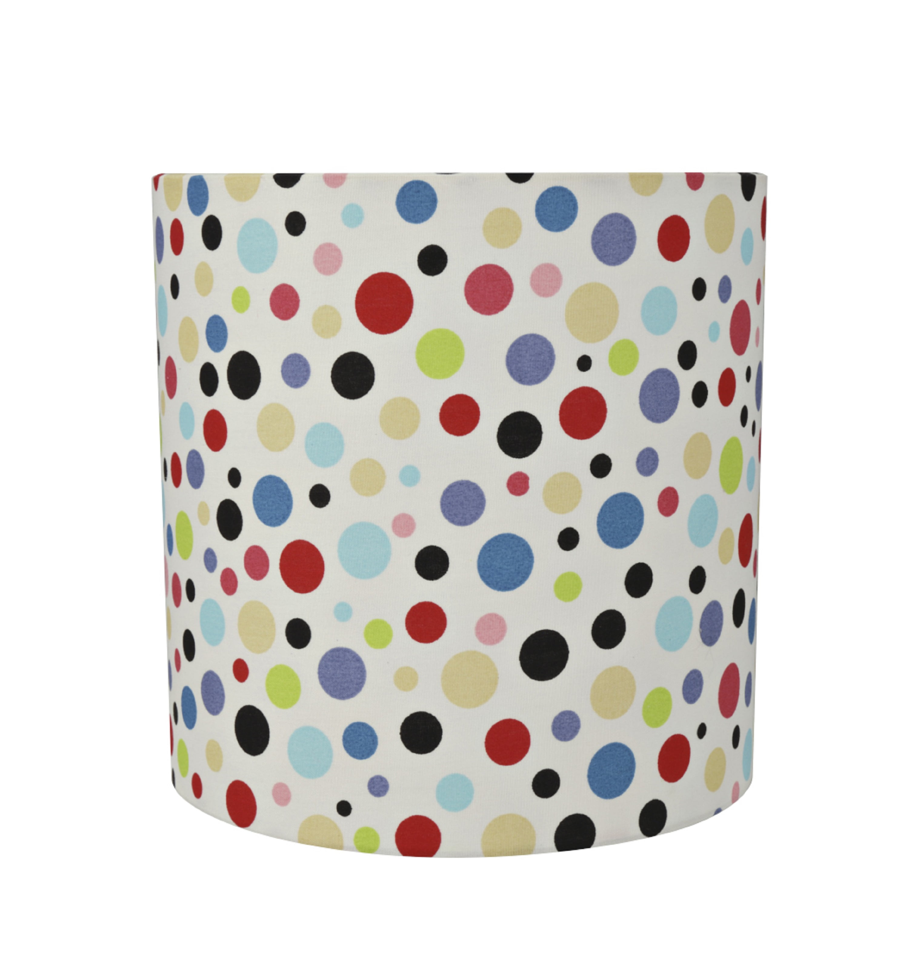 Aspen Creative 31229 Transitional Drum (Cylinder) Shaped Spider Construction Lamp Shade in White, 8" wide (8" x 8" x 8")