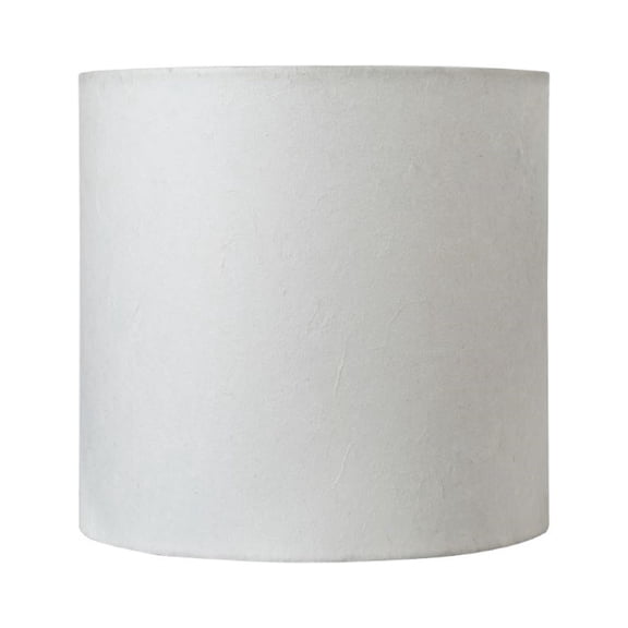 Aspen Creative 31241 Transitional Drum (Cylinder) Shape Spider Construction Lamp Shade in White, 8" wide (8" x 8" x 8")