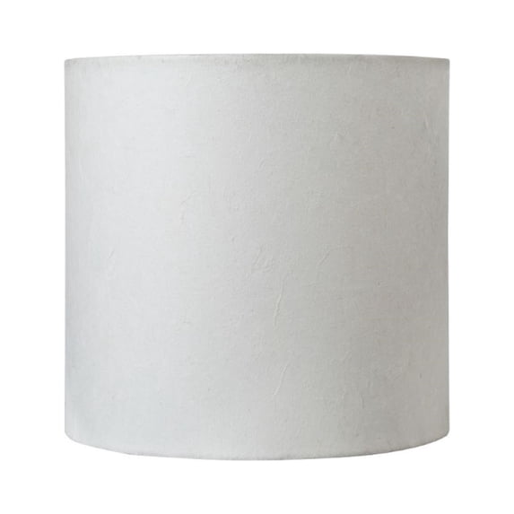 Aspen Creative 31241 Transitional Drum (Cylinder) Shape Spider Construction Lamp Shade in White, 8" wide (8" x 8" x 8")