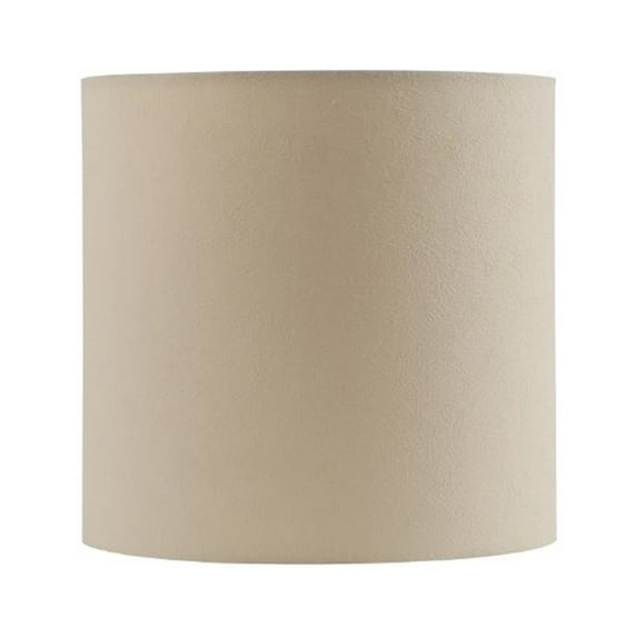 Aspen Creative 31243 Transitional Drum (Cylinder) Shape Spider Construction Lamp Shade in Beige, 8" wide (8" x 8" x 8")