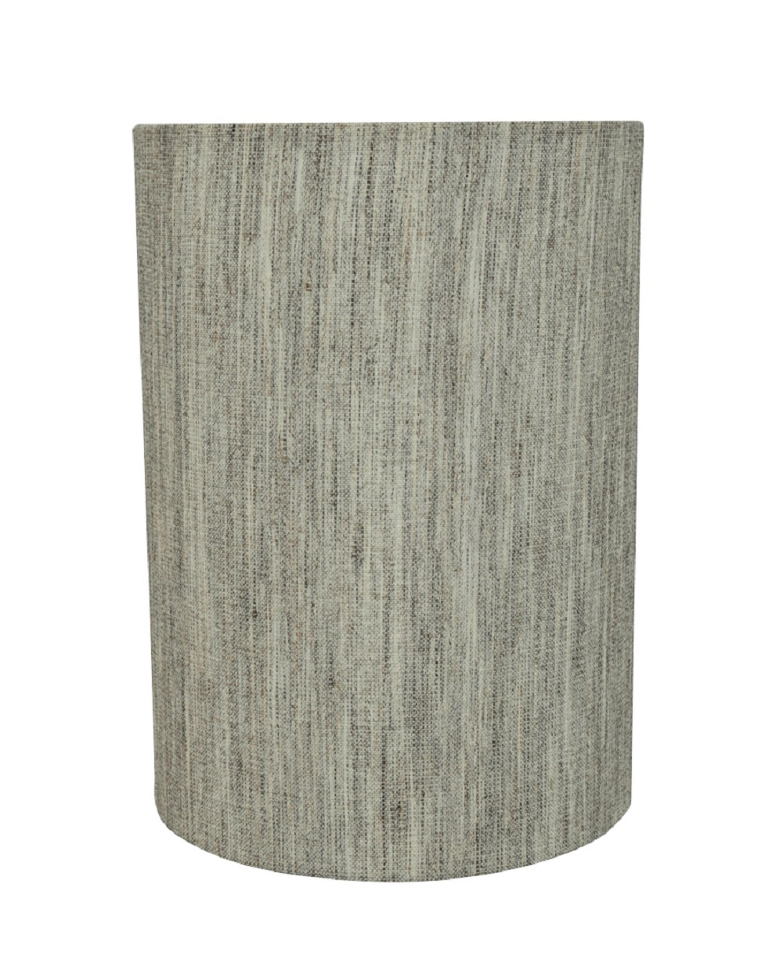 Aspen Creative 31274 Transitional Drum (Cylinder) Shaped Spider Construction Lamp Shade in Light Grey, 8" wide (8" x 8" x 11")