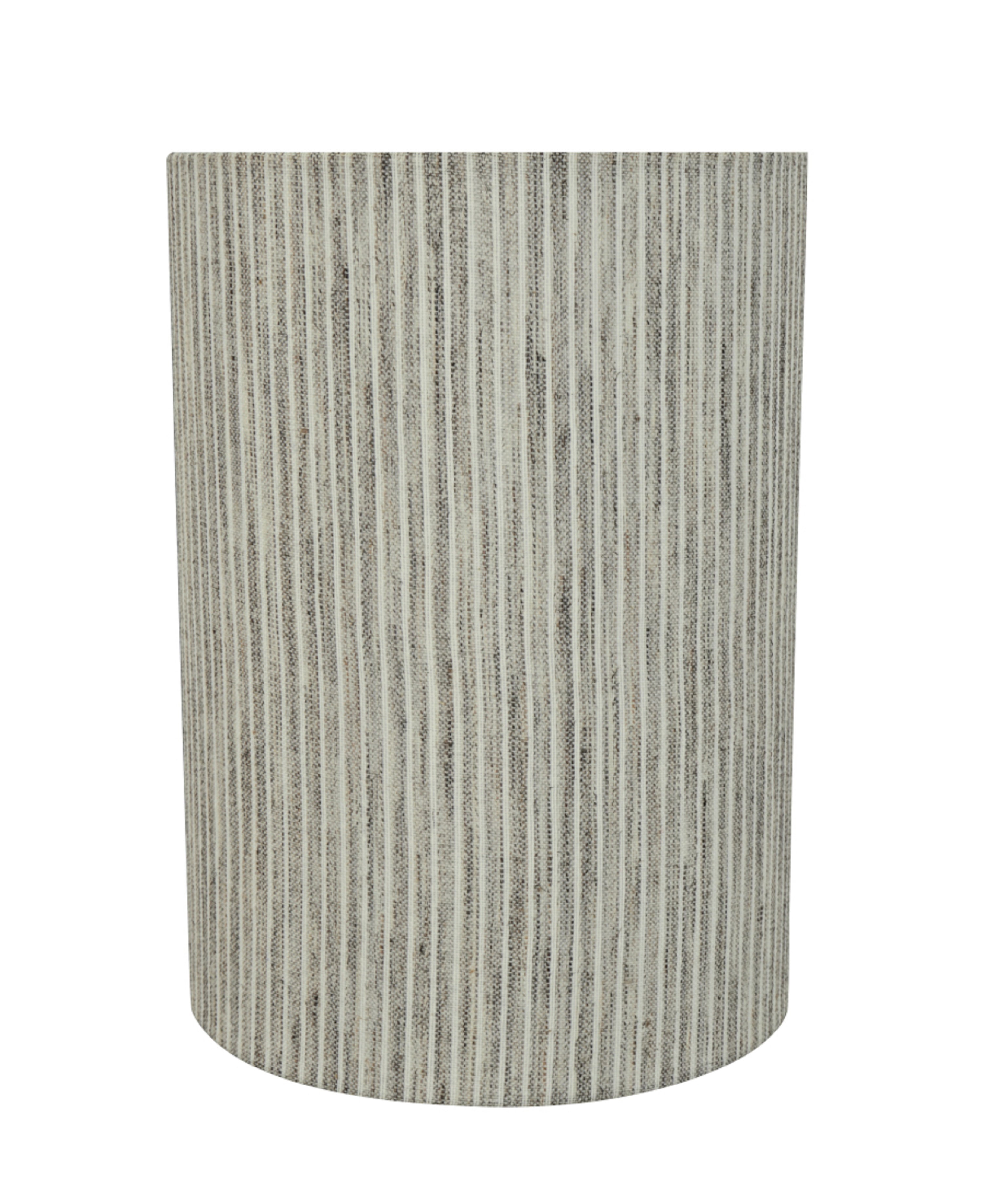 Aspen Creative 31275 Transitional Drum (Cylinder) Shape Spider Construction Lamp Shade in Light Grey, 8" wide (8" x 8" x 11")
