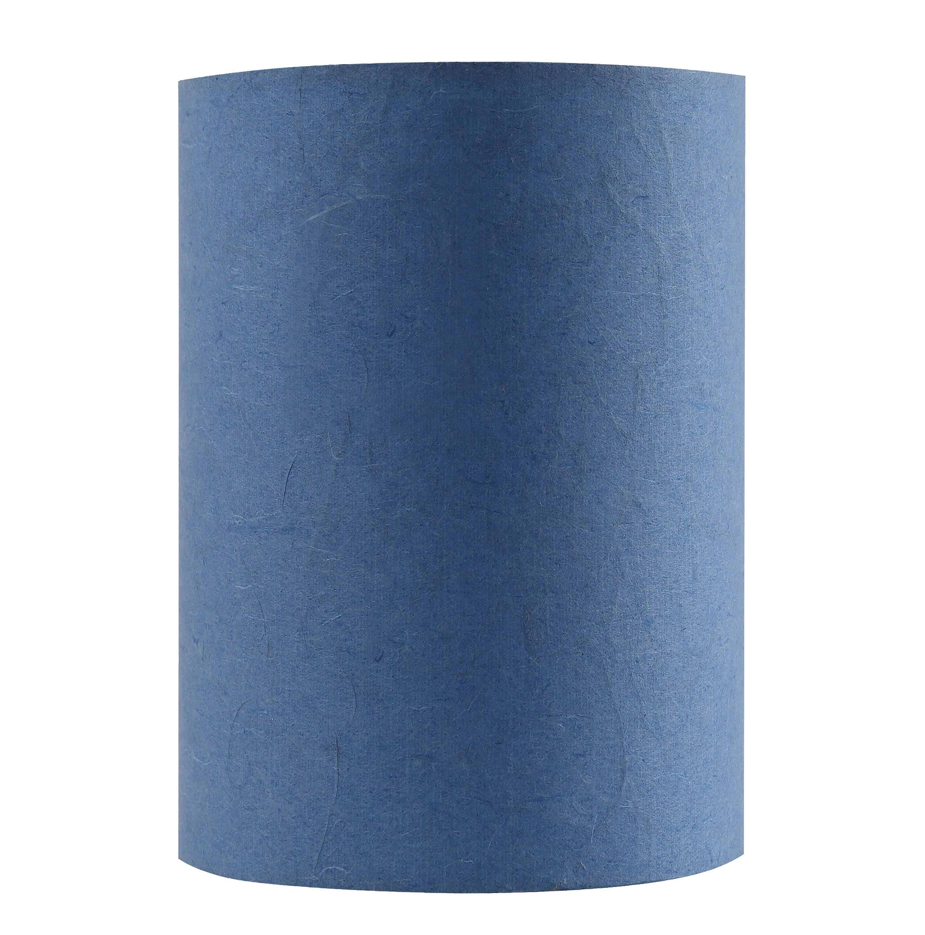 Aspen Creative 31287 Transitional Drum (Cylinder) Shape Spider Construction Lamp Shade in Blue, 8" wide (8" x 8" x 11")