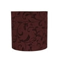 thumbnail image 1 of Aspen Creative 31311 Transitional Drum (Cylinder) Shape Spider Construction Lamp Shade in Red, 10" wide (10" x 10" x 10"), 1 of 5