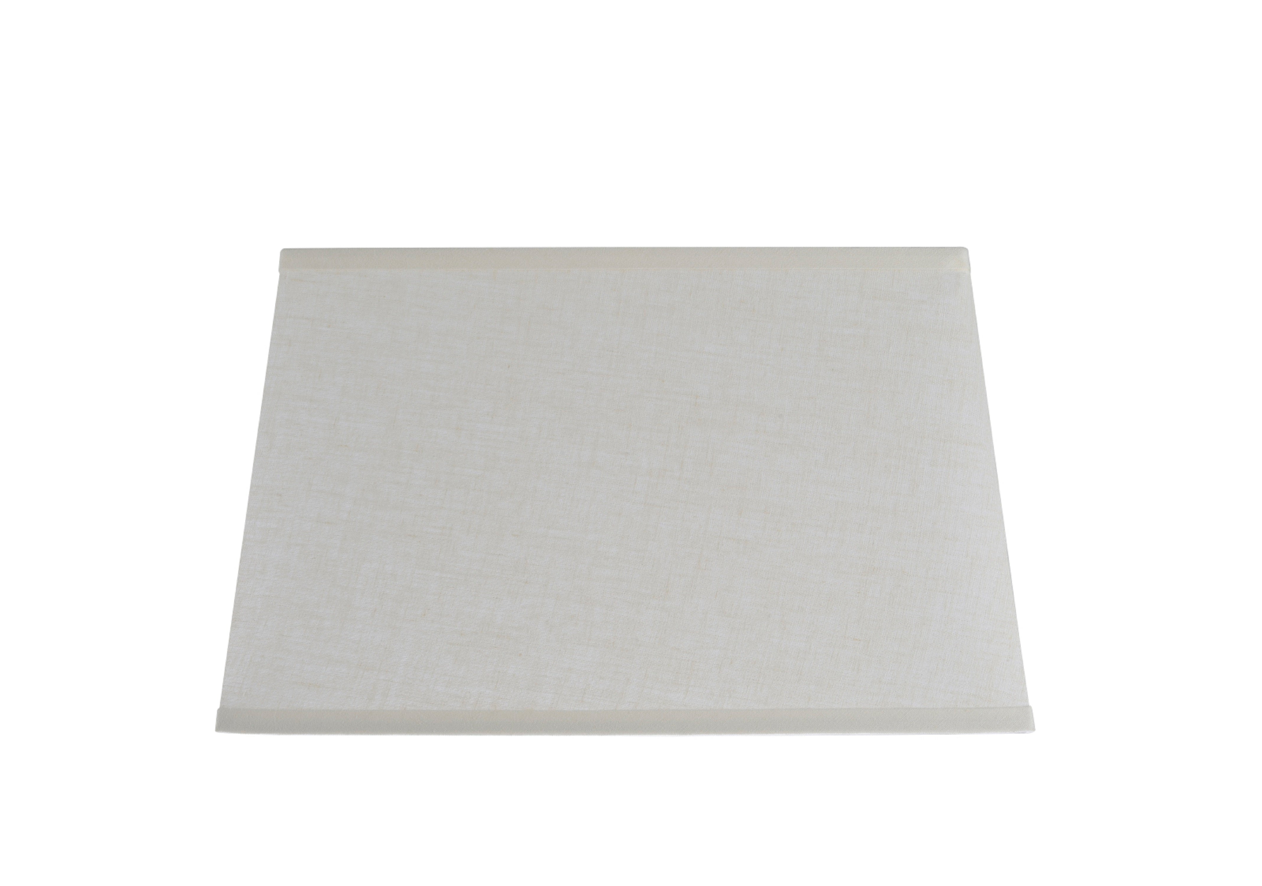 Aspen Creative 32037 Transitional Rectangle Hardback Shape Spider Construction Lamp Shade in Off White, 16"&nbsp;wide, Top: (8" + 14") Bottom: (10 + 16")&nbsp; x Height: 10"