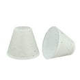 thumbnail image 1 of Aspen Creative 32116-2 Small Hardback Empire Shape Chandelier Clip-On Lamp Shade Set (2 Pack), Transitional Design in Off White, 6" bottom width (3" x 6" x 5"), 1 of 7