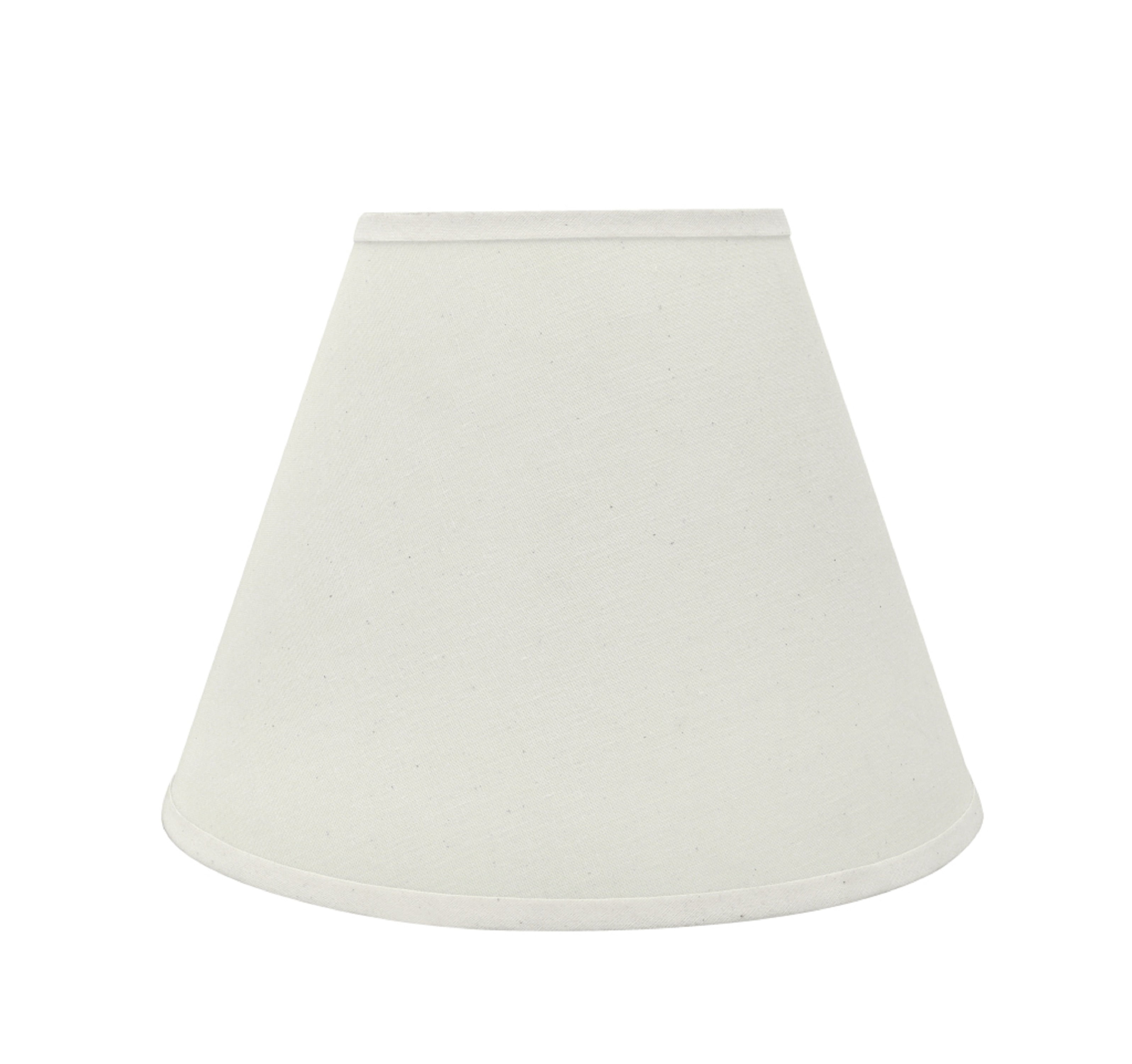 Aspen Creative 32197 Transitional Hardback Empire Shaped Spider Construction Lamp Shade in Off White, 12" wide (6" x 12" x 9")