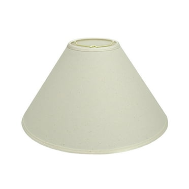 Aspen Creative 32204, Empire Spider Lamp Shade, Off White, 6" Top x 19" Bottom x 12" Slant Height
