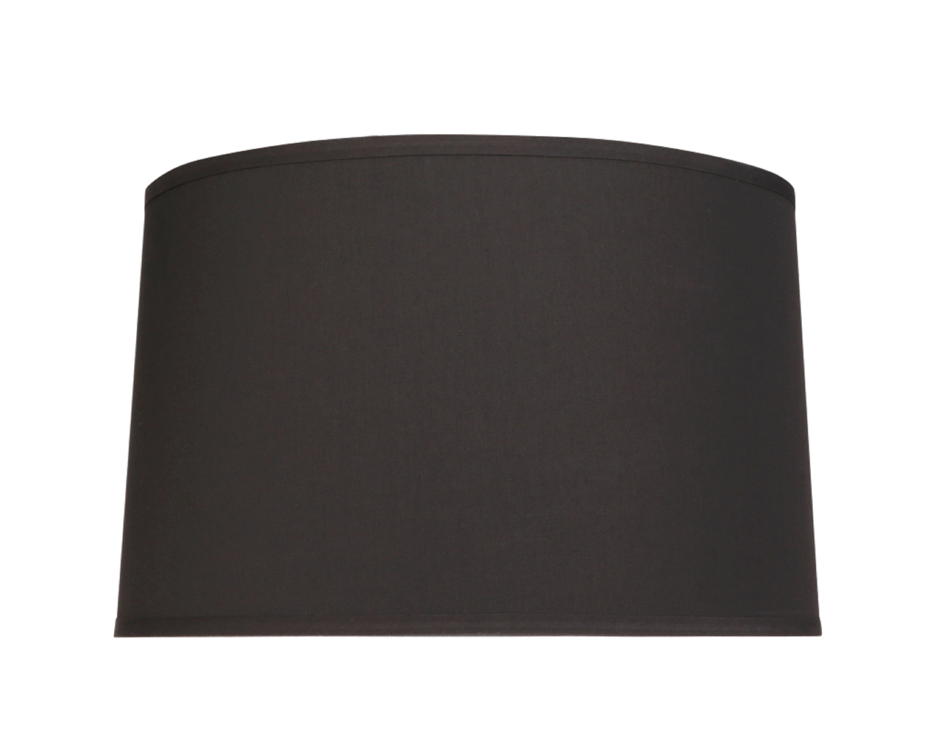 Aspen Creative 32252 Transitional Hardback Empire Shaped Spider Construction Lamp Shade in Black, 18" wide (17" x 18" x 11 1/2")
