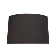 Aspen Creative 32252 Transitional Hardback Empire Shaped Spider Construction Lamp Shade in Black, 18" wide 17" x 18" x 11 1/2"