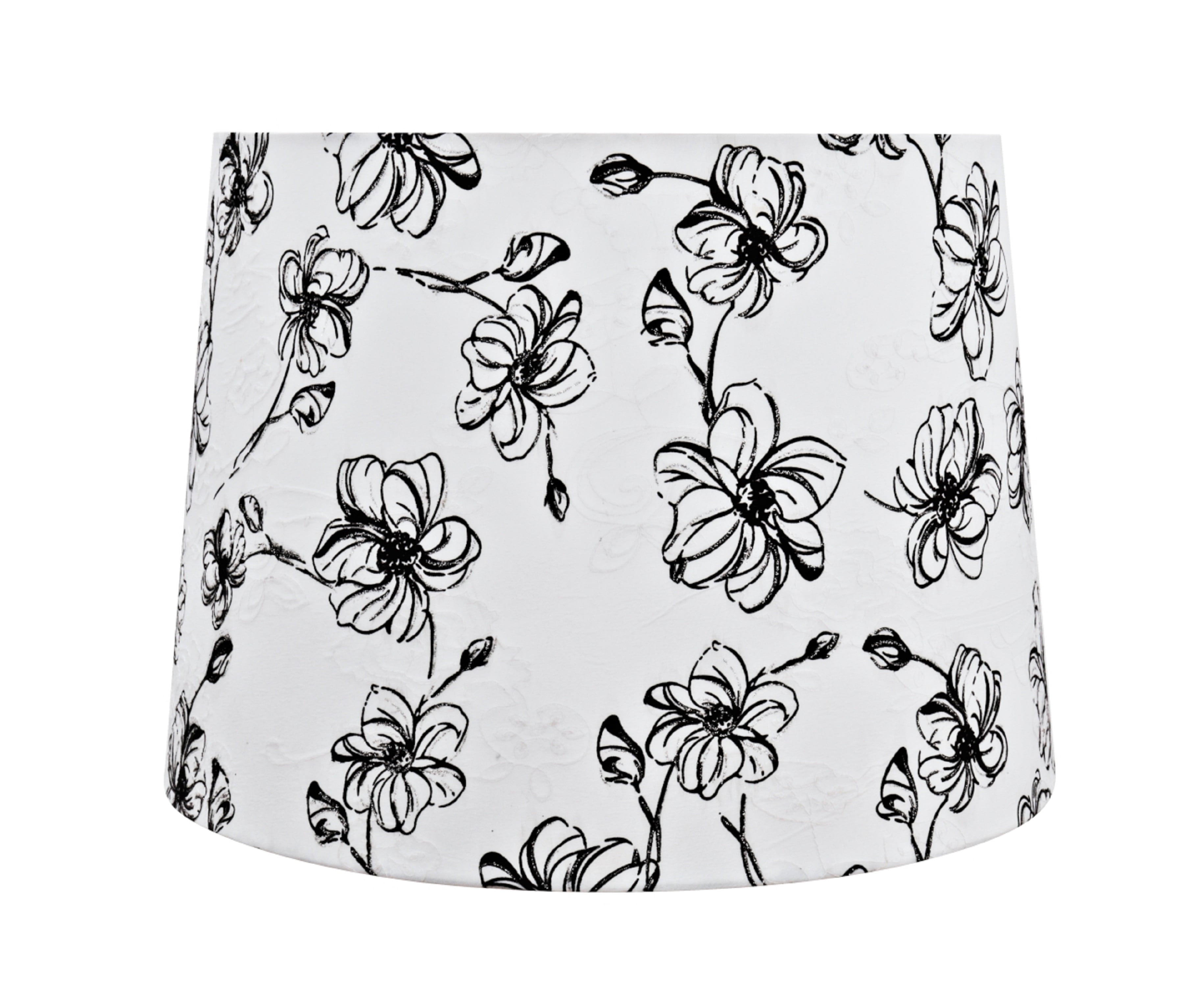 Aspen Creative 32323 Transitional Hardback Empire Shaped Spider Construction Lamp Shade in White, 14" wide (12" x 14" x 10")