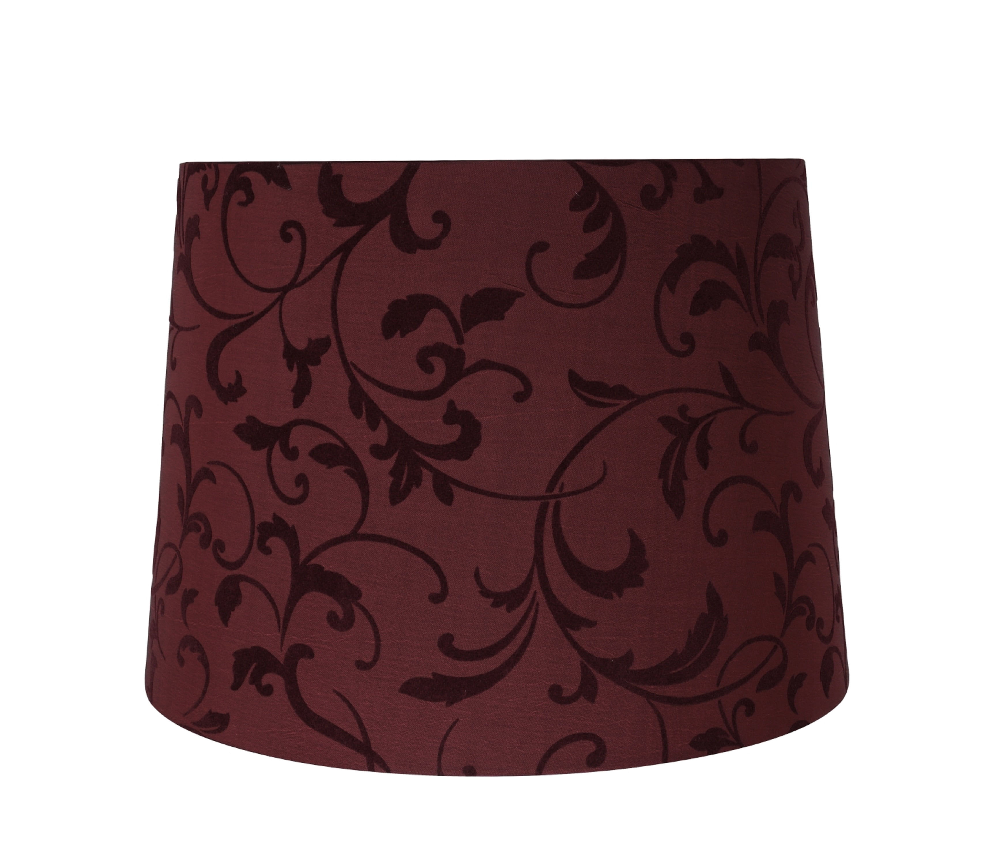 Aspen Creative 32325 Transitional Hardback Empire Shaped Spider Construction Lamp Shade in Red, 14" wide (12" x 14" x 10")