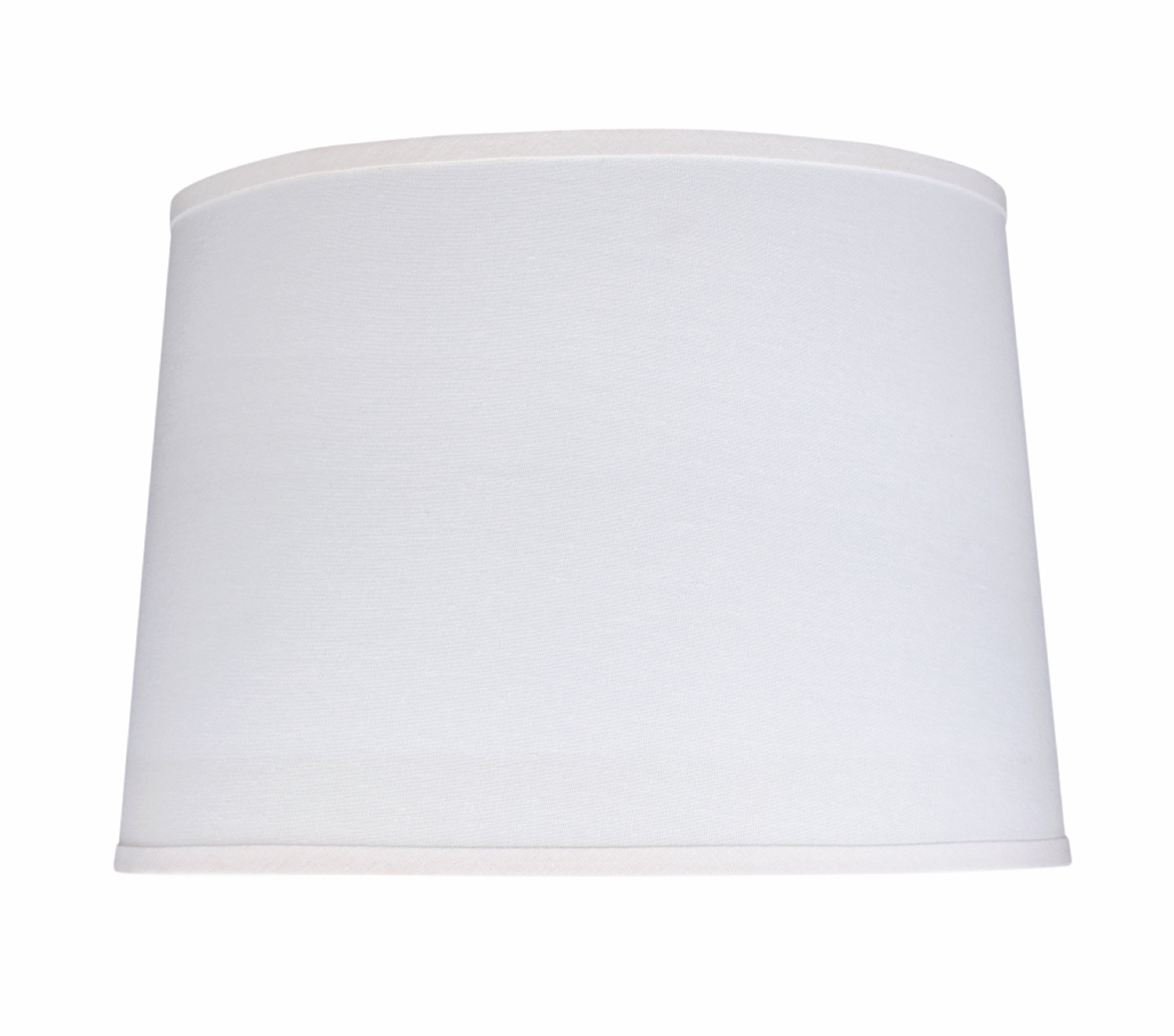 Aspen Creative 32326 Transitional Hardback Empire Shaped Spider Contruction Lamp Shade in White, 17" wide (15" x 17" x 12")