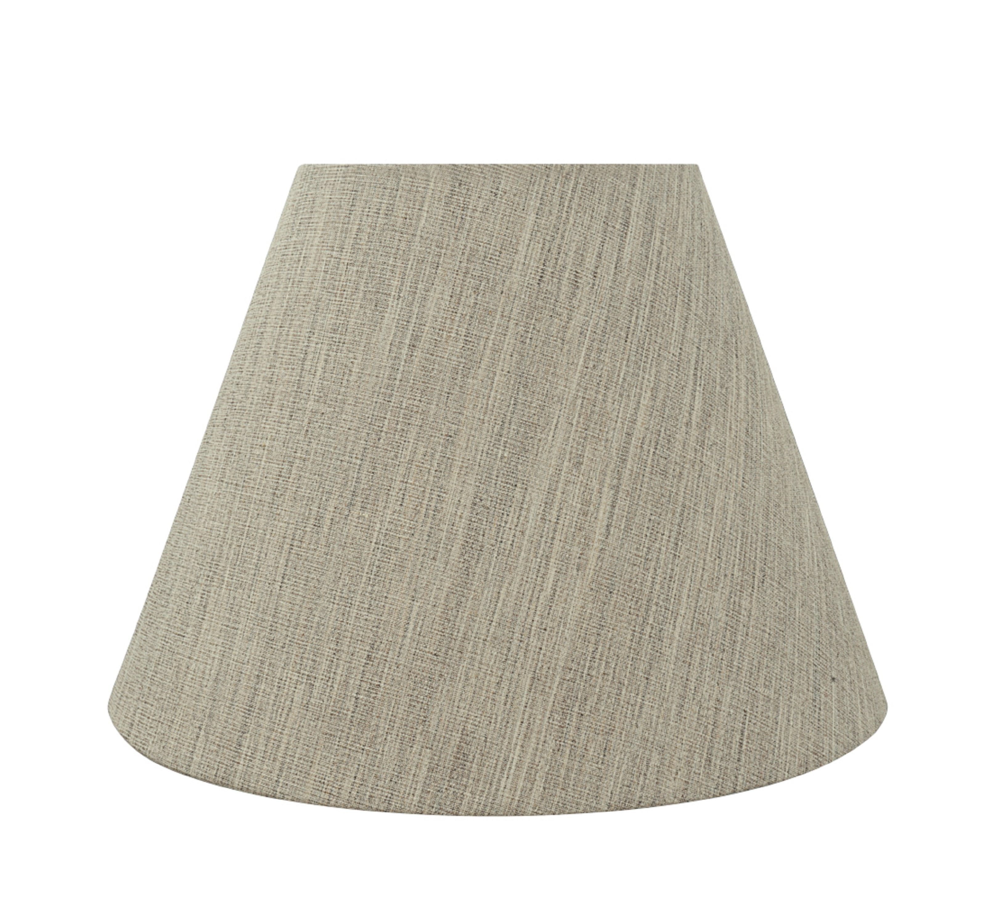Aspen Creative 32367 Transitional Hardback Empire Shaped Spider Construction Lamp Shade in Light Grey, 14" wide (7" x 14" x 10")