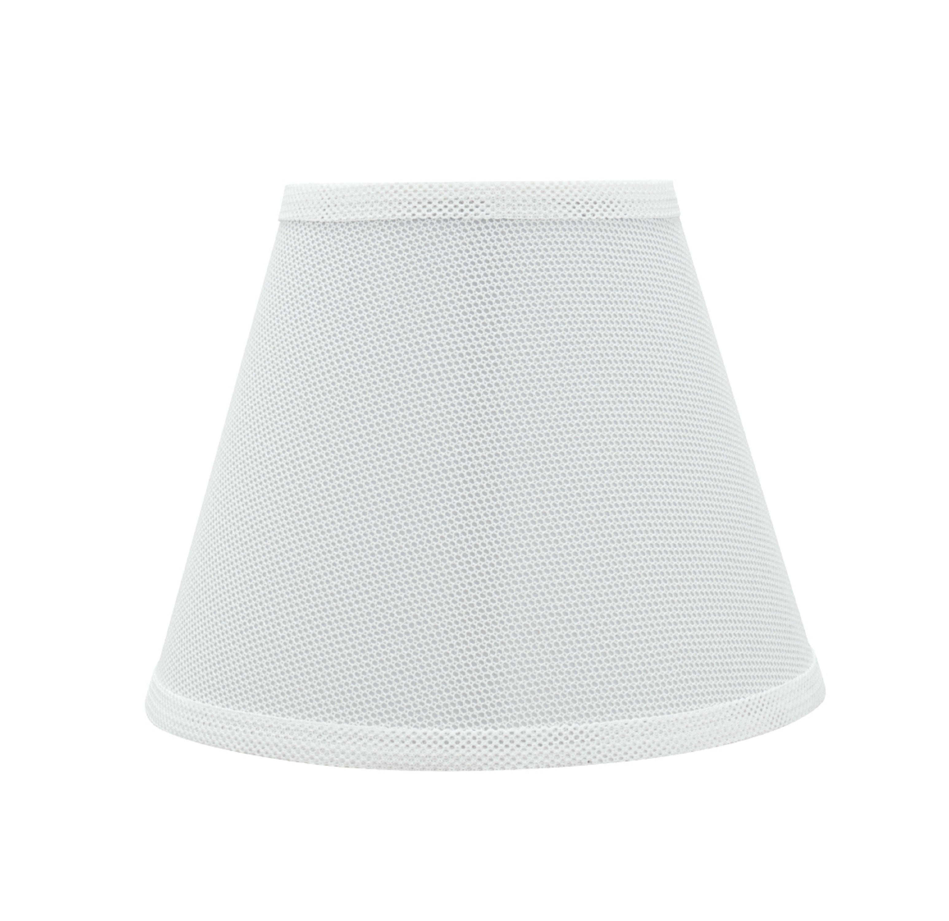 Aspen Creative 32428 Transitional Hardback Empire Shaped Spider Construction Lamp Shade in White, 9" wide (5" x 9" x 7")