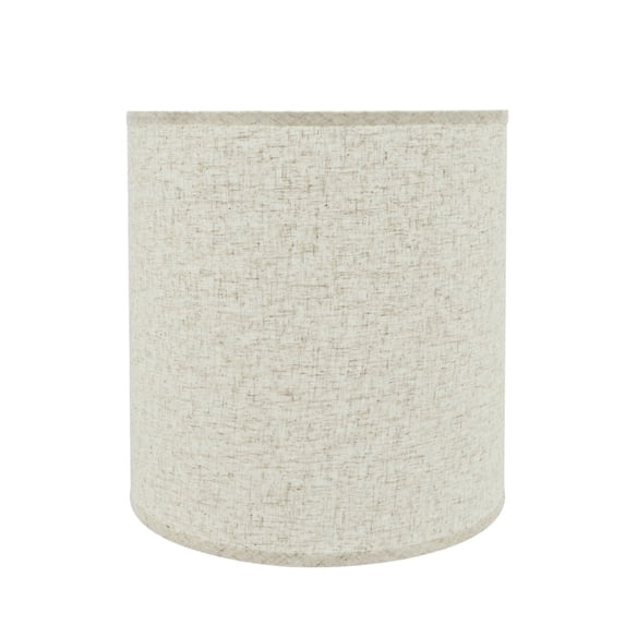 Aspen Creative 32531 Transitional Drum (Cylinder) Shaped Spider Construction Lamp Shade in Beige, 15" wide (14" x 15" x 15")