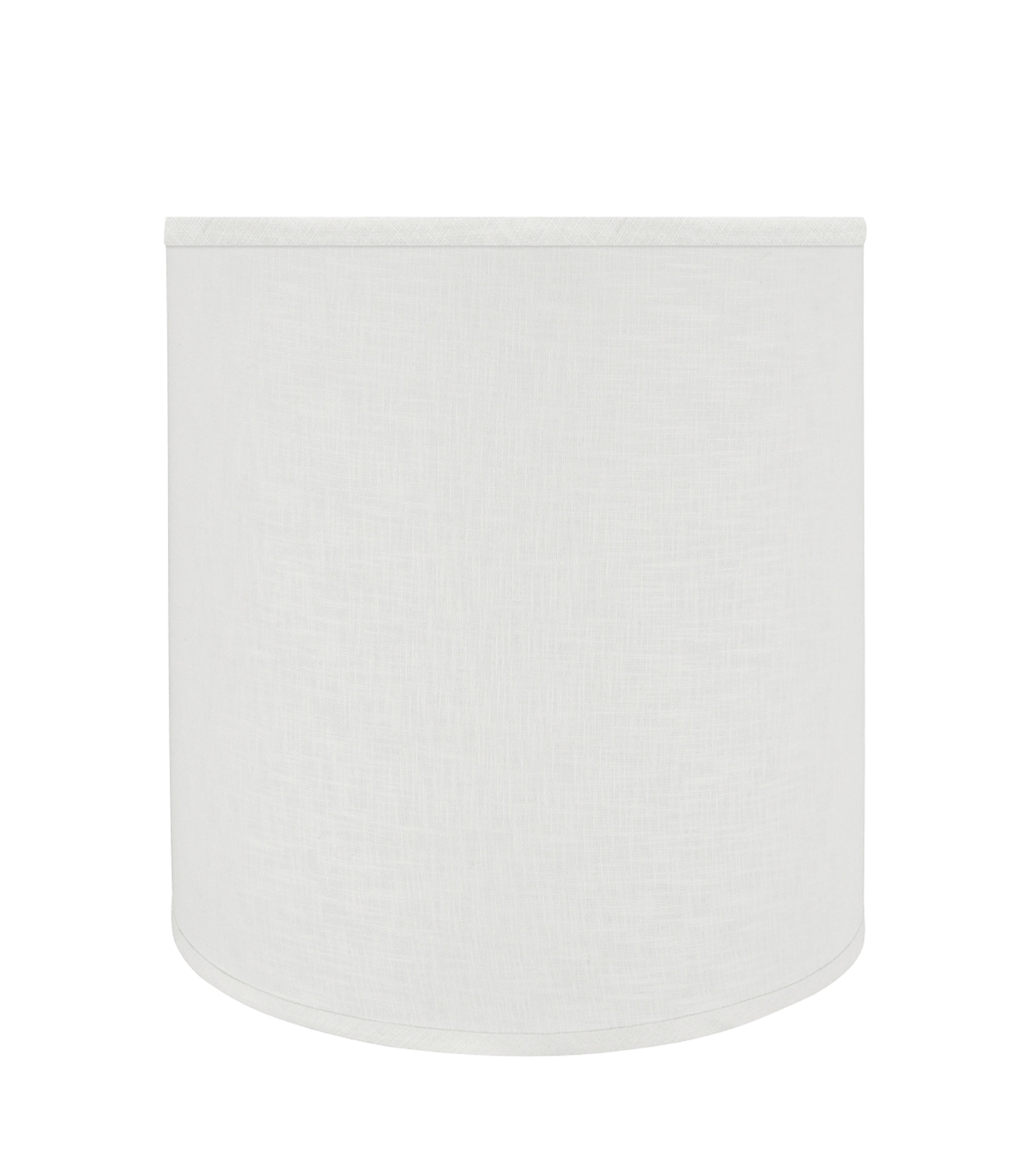 Aspen Creative 32532 Transitional Drum (Cylinder) Shaped Spider Construction Lamp Shade in Off White, 15" wide (14" x 15" x 15")